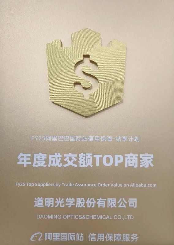 荣耀时刻丨Bwin必赢光学荣获阿里国际站“年度成交额TOP商家”奖项